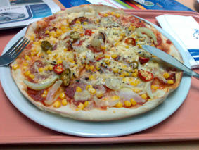 Pizza mexicana made in Sodexho / Praha, 06. 02. 2009