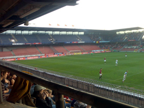 Sparta: první zápas s uzavřenými tribunami / Praha, 06. 04. 2009
