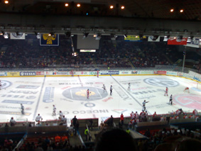 Oslava 9. výročí seznámení, na sparťanském hokeji / Praha, 11. 09. 2009