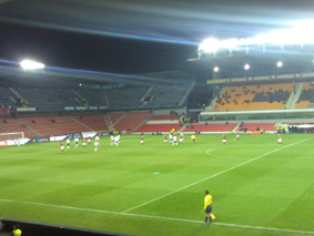 Sparta v odvetě Ondrášovka cupu s Budějovicemi (1:0) / Praha, 12. 11. 2009