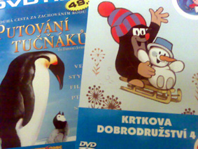 Natálčiny DVD úlovky / Praha, 15. 03. 2009